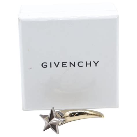 givenchy shark tooth earrings|Givenchy Magnetic Star Shark Tooth Earring in Gold Metal.